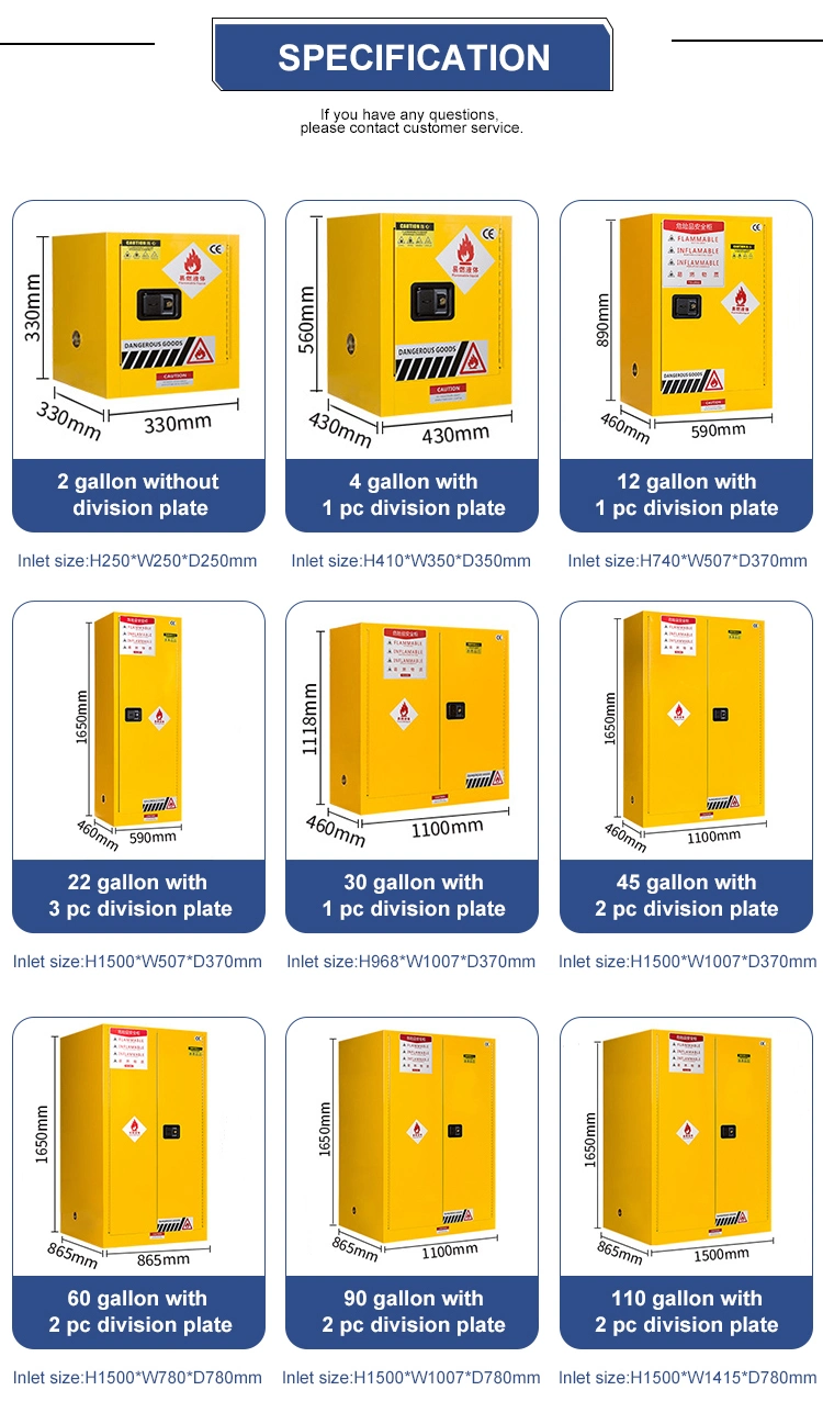 Safety Hospital Cabinet Chemical Storage