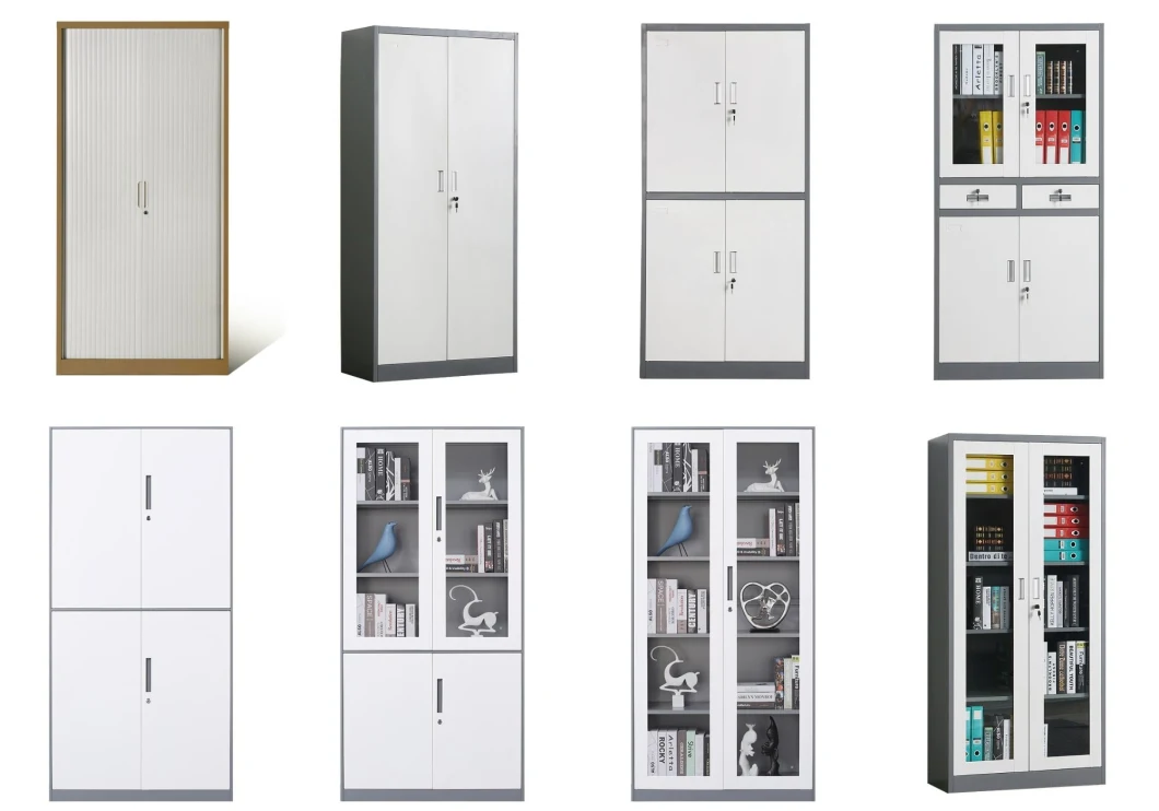 Small Sliding Door Cabinets Steel Cupboards Cabinet for Office Storage Mino Bookcase Document Safety Storage Cabinet Furniture Price